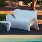 Canapea pentru sufragerie în aer liber sau în interior Design colorat din plastic - Lily de Myyour Viadurini