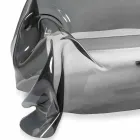 Canapea cu un design modern, în Jolly afumat plexiglas, made in Italy Viadurini