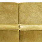 Canapea de design tapițată în lemn de fag Grilli Kipling a făcut din Italia Viadurini