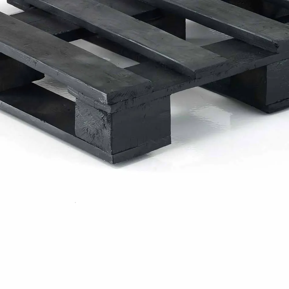 Canapea etnică cu două locuri căptușită în material patchwork și lemn - fibră Viadurini