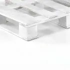 Canapea etnică cu două locuri căptușită în material patchwork și lemn - fibră Viadurini