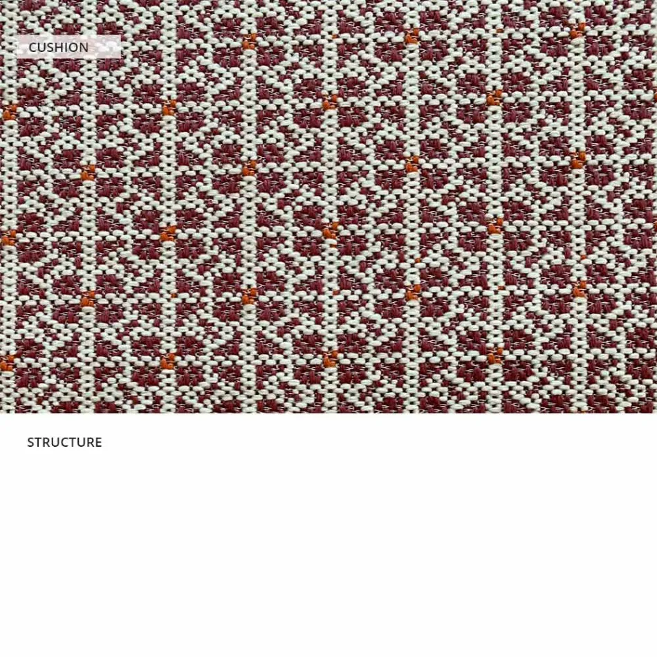 Canapea metalica pentru gradina moderna de inalta calitate Made in Italy - Karol Viadurini