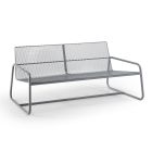 Canapea metalica pentru gradina moderna de inalta calitate Made in Italy - Karol Viadurini