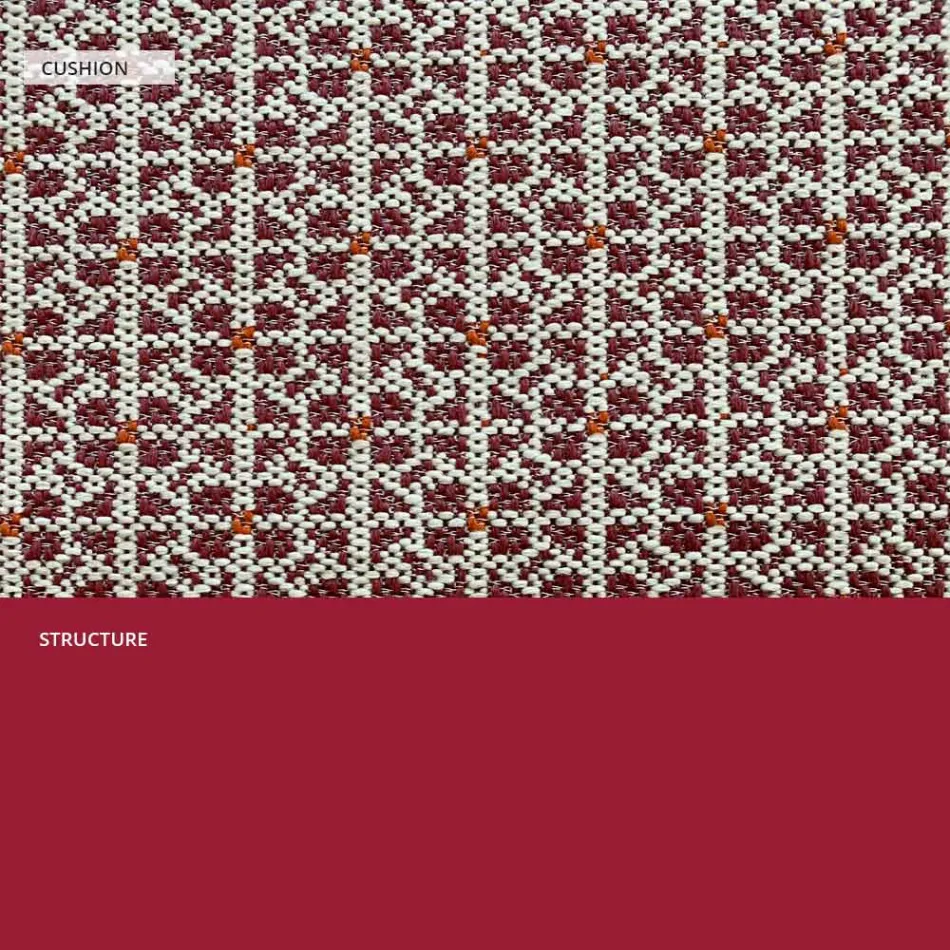 Canapea metalica pentru gradina moderna de inalta calitate Made in Italy - Karol Viadurini