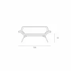 Made in Italy Cesare din piele imitație din piele canapea Viadurini