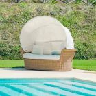 insulă canapea grădină relaxantă cu Hector a făcut țesut manual, design modern Viadurini