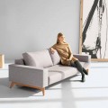 Canapea gri modern, pat de design scandinav de Innovation Idun