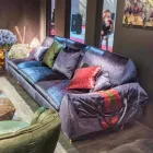 tesatura canapea cu cotiere uși liniare Axel obiecte Viadurini