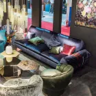 tesatura canapea cu cotiere uși liniare Axel obiecte Viadurini