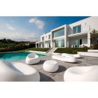 Canapea de exterior modernă din polietilenă de design Made in Italy - Ervin Viadurini