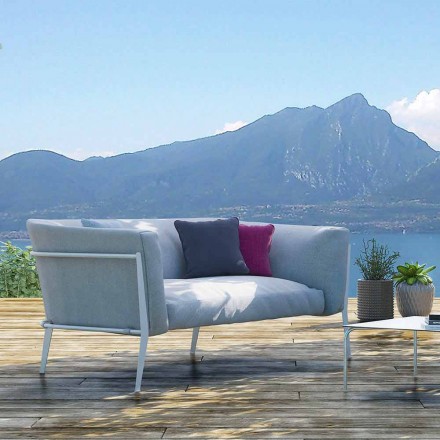 Canapea modernă pentru design detașabil în exterior sau interior Fabricat în Italia - Carmine Viadurini