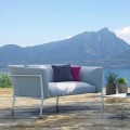 Canapea modernă pentru design detașabil în exterior sau interior Fabricat în Italia - Carmine