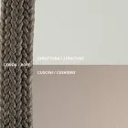 Canapea de exterior din otel Diverse dimensiuni si perne incluse Made in Italy - Bronn Viadurini