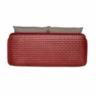 Canapea exterioară 2 locuri din material sau piele - Mara by Slide Viadurini