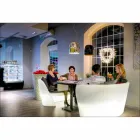 Slide Rap design canapea interioară din polietilenă fabricată în Italia Viadurini