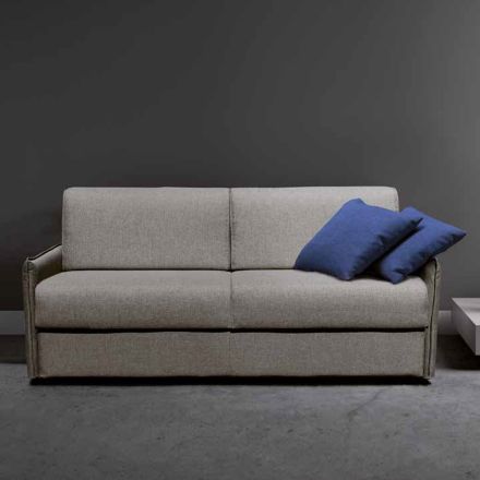 Canapea transformabila in stofa de pat cu 2 sau 3 locuri Made in Italy - Geneviev Viadurini