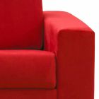 Canapea cu trei locuri de design modern din piele ecologică / țesătură fabricată în Italia Mora Viadurini