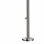 Duș de grădină din oțel inoxidabil cromat cu spălare pentru picioare Fabricat în Italia - Marlen Viadurini