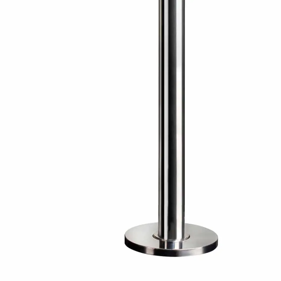 Duș de grădină din oțel cu robinet temporizat Fabricat în Italia - Norton Viadurini