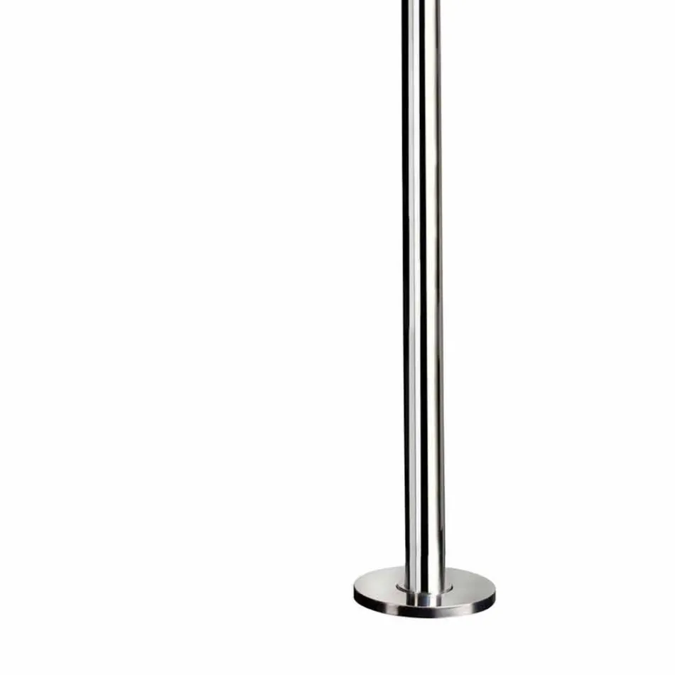 Duș de exterior din oțel inoxidabil cu robinet temporizat Fabricat în Italia - Modeo Viadurini