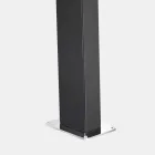 Duș de grădină solar din oțel cu jet de cascadă Fabricat în Italia - Werner Viadurini