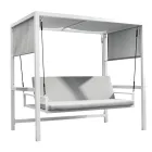 Leagăn de grădină suspendat din aluminiu vopsit - Broccard Viadurini