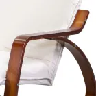 Leagăn de interior realizat din lemn de mesteacăn și țesătură - Abissi Viadurini