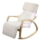 Leagăn de interior realizat din lemn de mesteacăn și țesătură - Abissi Viadurini