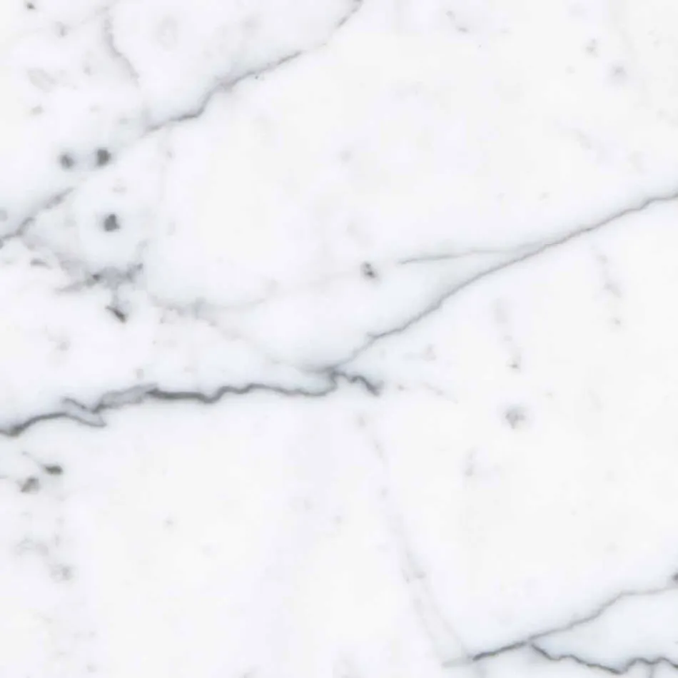 Două coafuri din marmură albă și gri cu plută fabricată în Italia - Jessa Viadurini