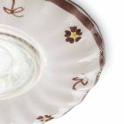 Spot încastrat din ceramică vintage ondulată și decorat manual - Pescara Viadurini