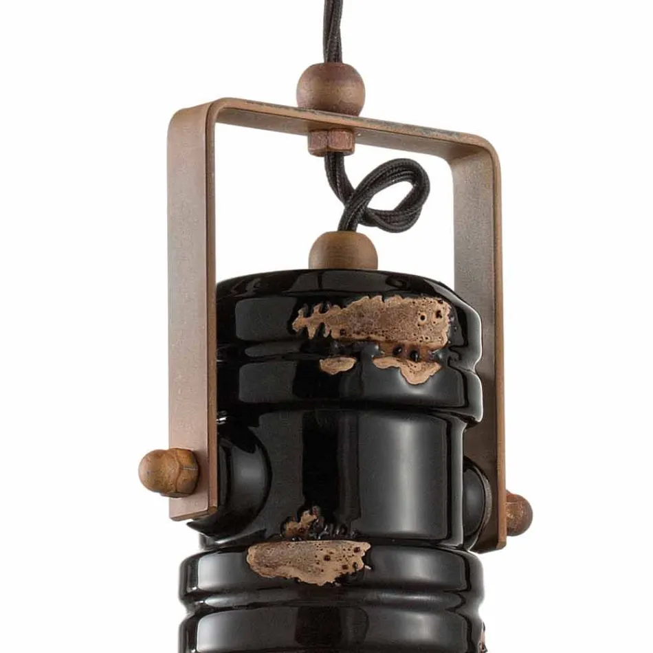 Spotlight design pandantiv ceramica lucrate manual de epocă Carrie Viadurini