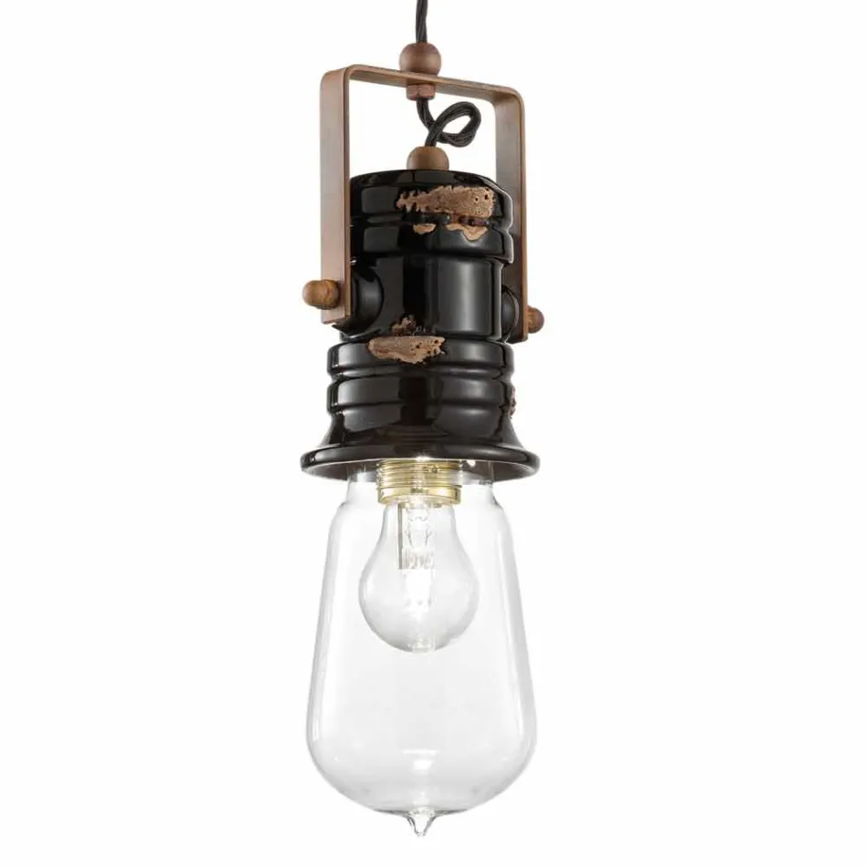 Spotlight design pandantiv ceramica lucrate manual de epocă Carrie Viadurini