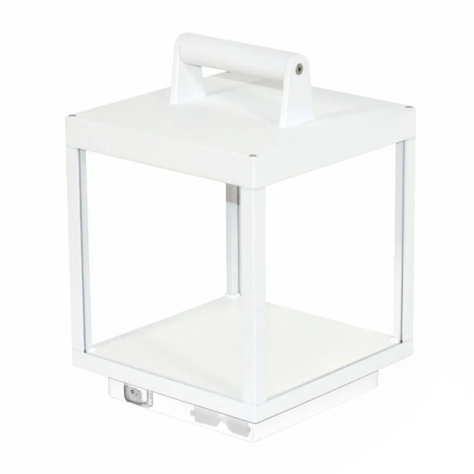 Spot LED decorativ de exterior din Aluminiu Alb sau Corten - Bettina Viadurini