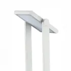 Spot cu LED solar pentru exterior din aluminiu alb sau negru mat - Agorio Viadurini