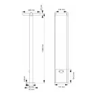 Spot cu LED solar pentru exterior din aluminiu alb sau negru mat - Agorio Viadurini