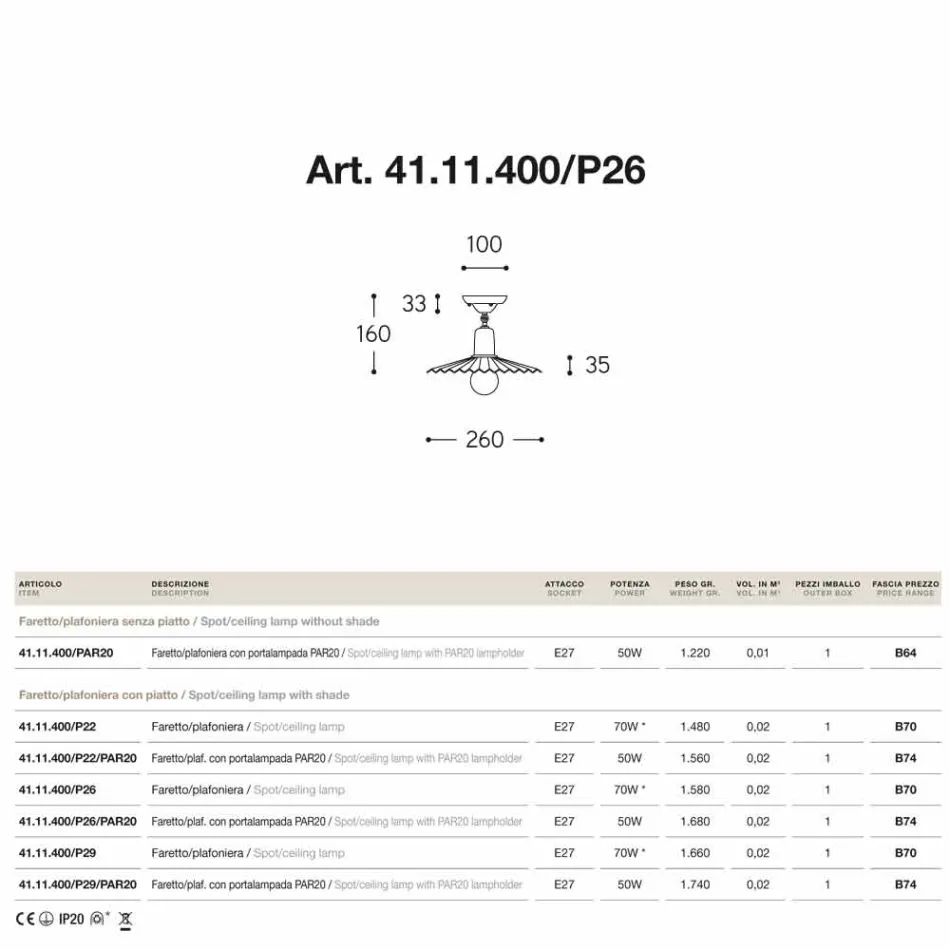 Încastrată lumina plafon din alamă antic Owl Viadurini