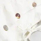 Fata de perna de pat dreptunghiulara in in alb sau negru cu nasturi si sireturi - Agora Viadurini