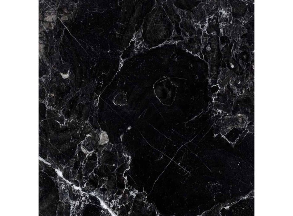 Hârtie modernă cub de hârtie din marmură neagră satinată Marfă fabricată în Italia - Qubino Viadurini