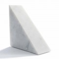 Bookenda modernă din marmură albă de Carrara realizată în Italia - Tria
