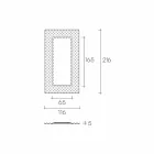 Oglindă modernă de perete / podea Fiam Italia Pop 216x116cm fabricată în Italia Viadurini