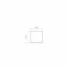 Mașină de grădinărit cu design rotund / dreptunghiular din oțel Made in Italy - Philly Viadurini