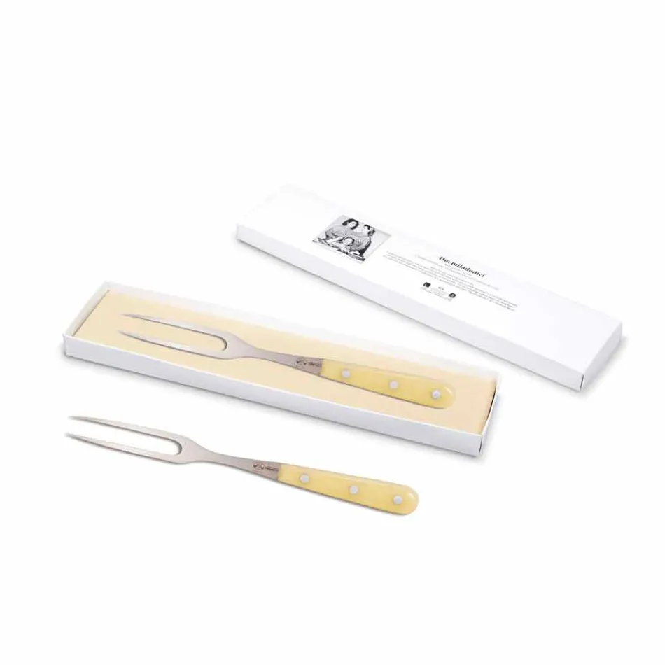 Furcă pentru tăiere Berti din oțel inoxidabil exclusiv pentru Viadurini - Besano Viadurini