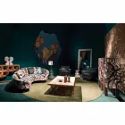 Fratelli Boffi Leonie design scaun tapitat, înapoi capitonnè Viadurini