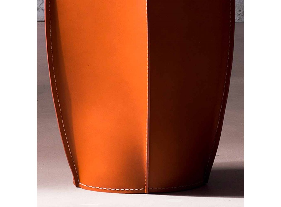 Proiectare cutie din piele regenerată Poligiono, fabricată în Italia Viadurini
