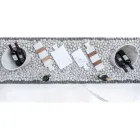 Glacetă de vin sau șampanie în marmură albă de Carrara Fabricată în Italia - Ciotti Viadurini