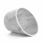 Glacetă de vin sau șampanie în marmură albă de Carrara Fabricată în Italia - Ciotti Viadurini