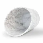 Glacetă de vin sau șampanie în marmură albă de Carrara Fabricată în Italia - Ciotti Viadurini