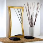 podea oglindă mare / perete modern de inima de design, 110x197 cm Viadurini