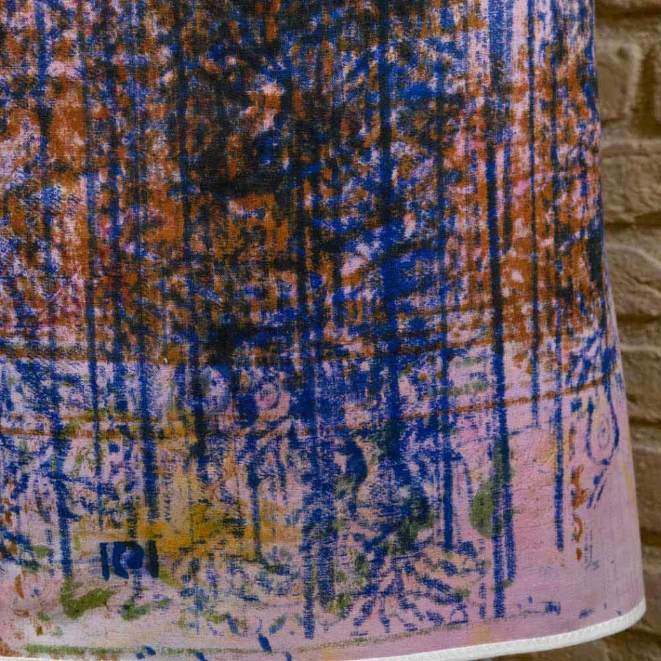 Șorțel de mână imprimeu manual, piesă unică din bumbac - mărci Viadurini