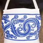 Șorț de lână meșteșugă italiană manuală O piesă - mărci Viadurini